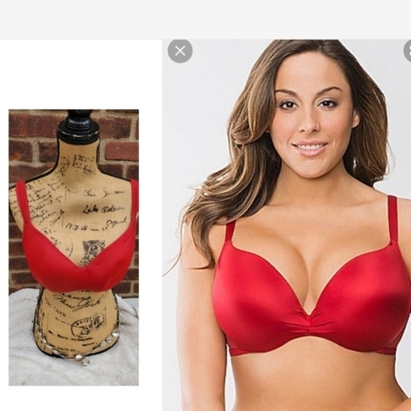 Cacique Red underwire Plus‎ Size bra 38DDD - Picture 1 of 5